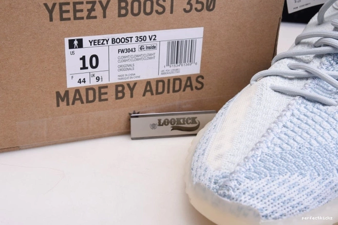 350 Yeezy Boost White V2 Adidas FW3043 Cloud 0805